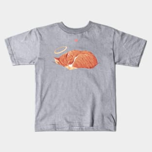 Orange tabby Kids T-Shirt